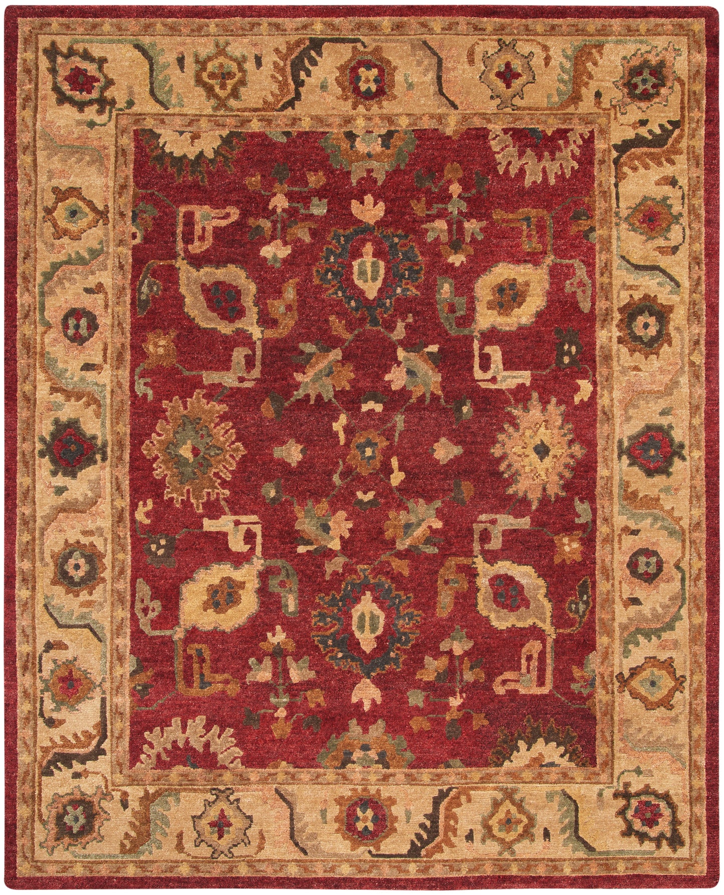 Nourison Home Tahoe TA08 Red  Traditional Knotted Rug
