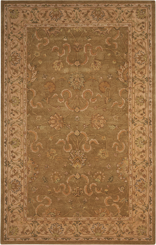 Nourison Home Heritage Hall HE20 Green Traditional Tufted Rug