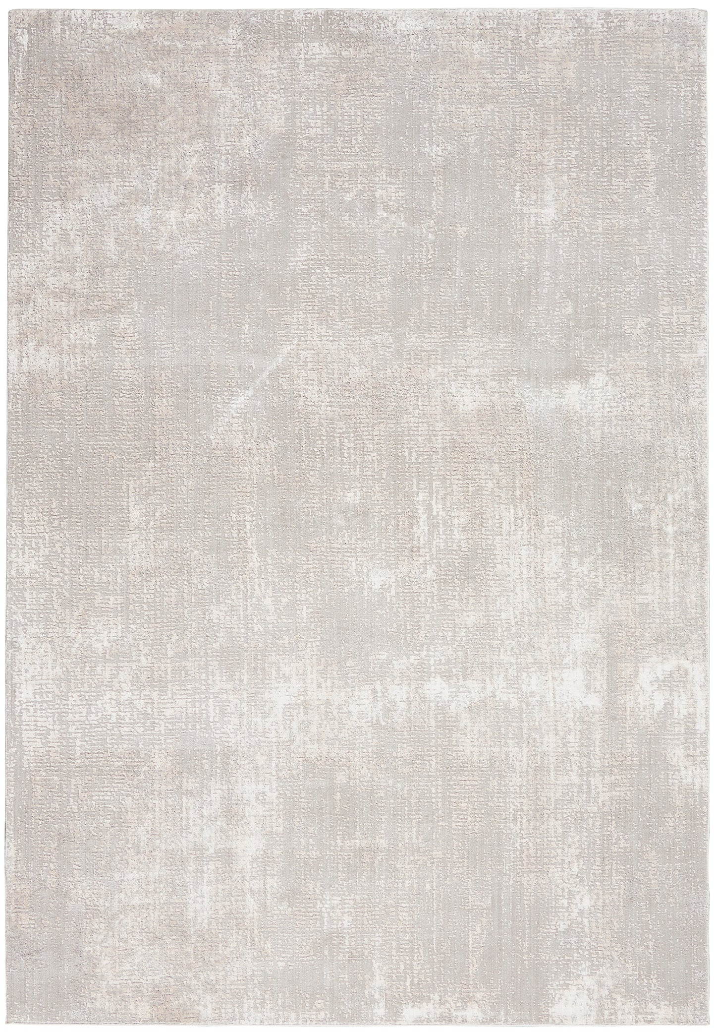 Nourison Home Silky Textures SLY01 Ivory Grey  Contemporary Machinemade Rug