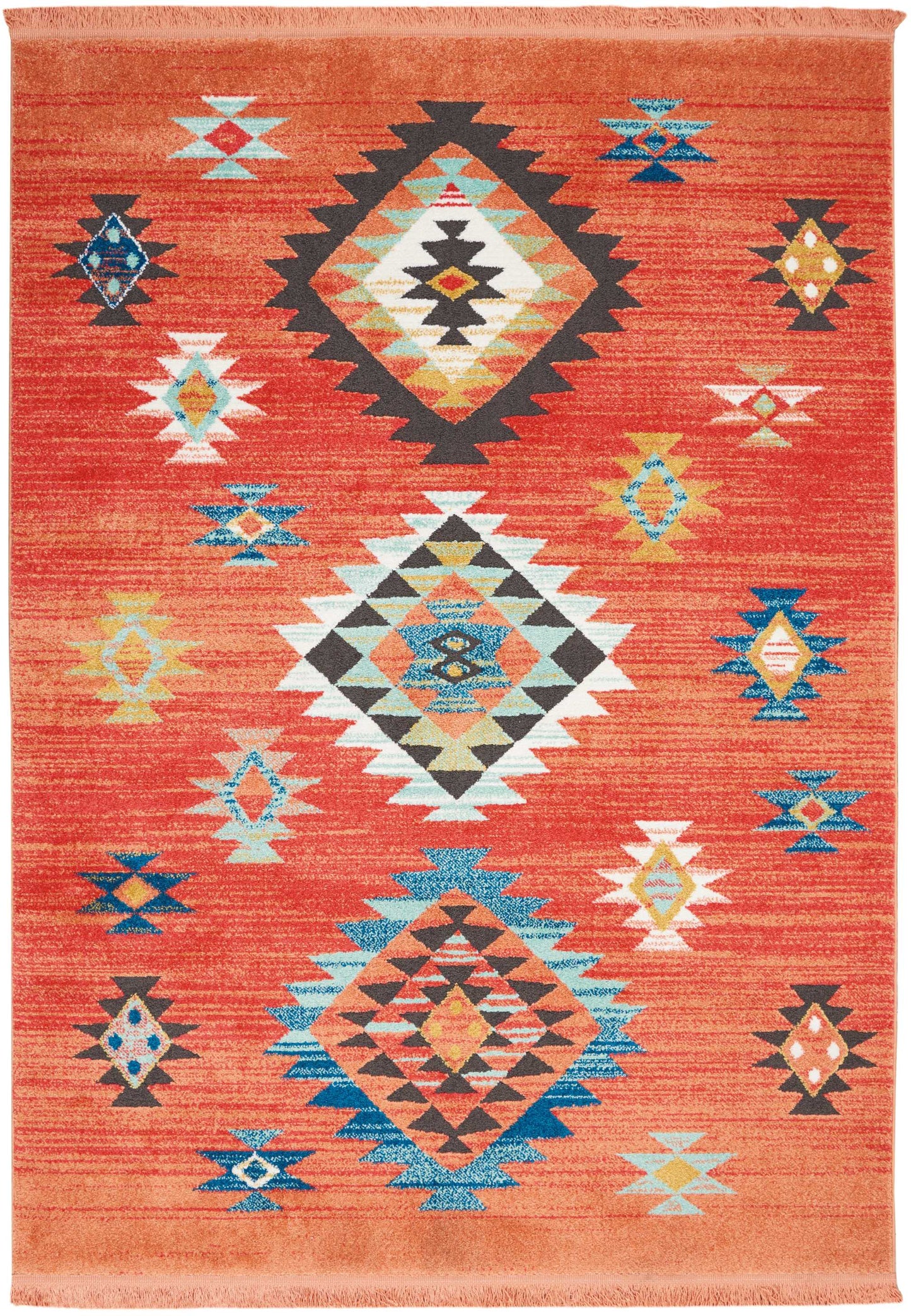 Nourison Home South Western NAV07 Red  Transitional Machinemade Rug
