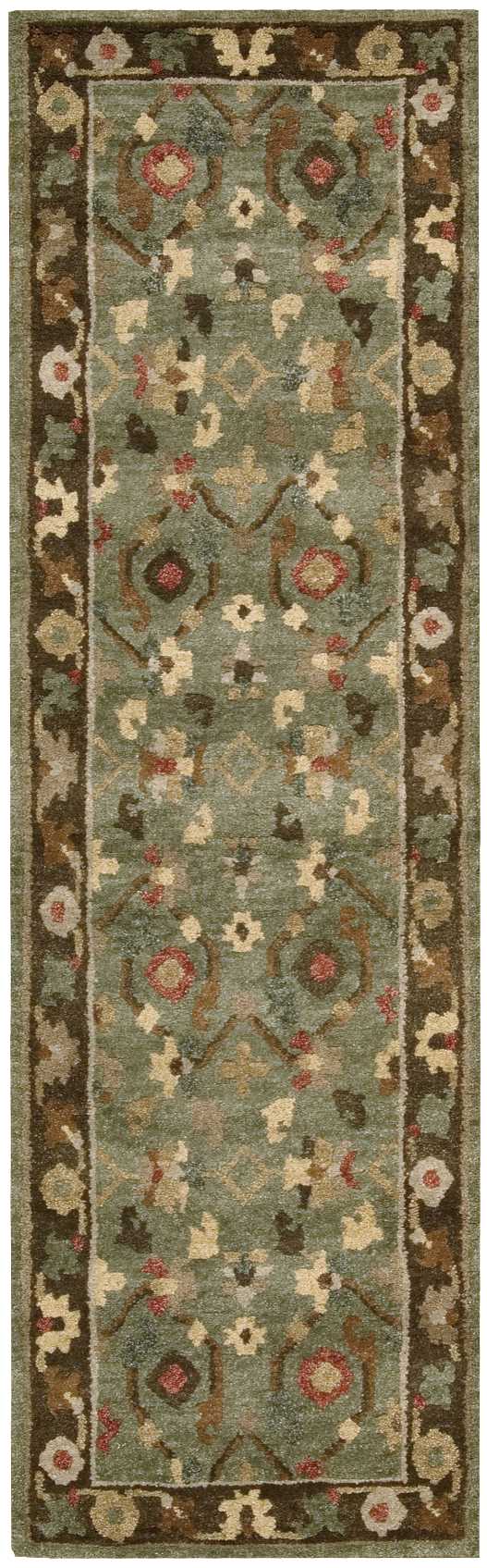 Nourison Home Tahoe TA10 Green Traditional Knotted Rug