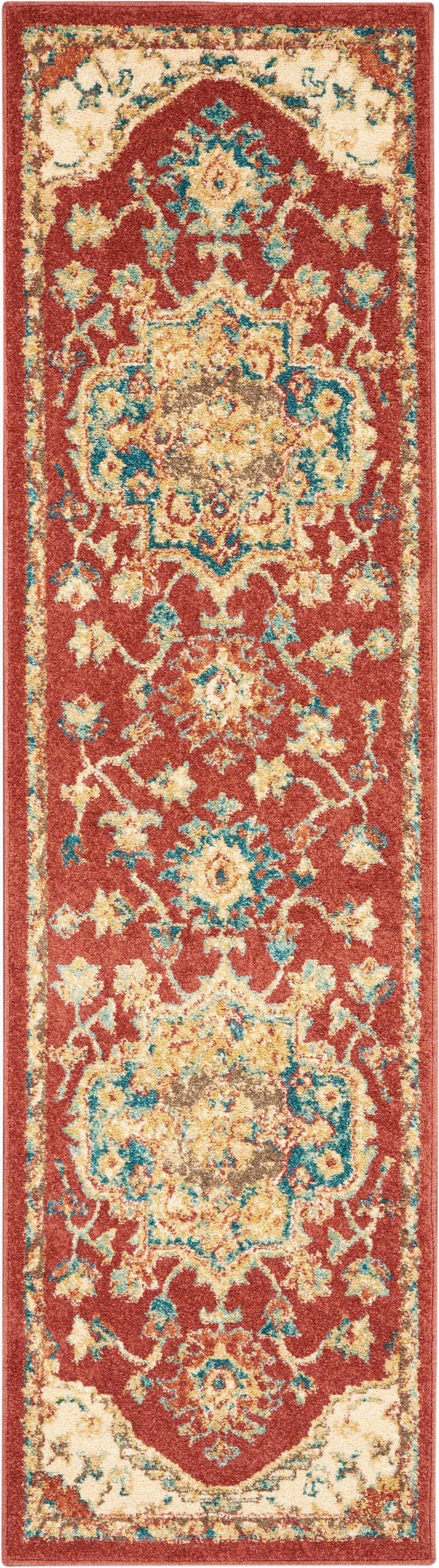 Nourison Home Traditional Antique TRQ01 Red Traditional Machinemade Rug