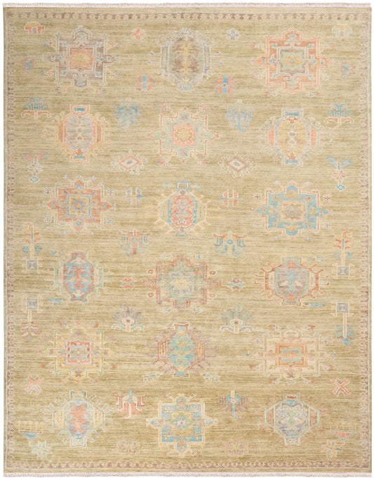 Nourison Home Odessa ODS05 Sage  Traditional Knotted Rug